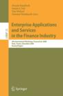 Enterprise Applications and Services in the Finance Industry : 4th International Workshop, FinanceCom 2008, Paris, France, December 13, 2008, Revised Papers - eBook