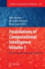 Foundations of Computational Intelligence Volume 5 : Function Approximation and Classification - Book