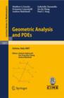 Geometric Analysis and PDEs : Lectures given at the C.I.M.E. Summer School held in Cetraro, Italy, June 11-16, 2007 - Book