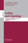 Coding and Cryptology : Second International Workshop, IWCC 2009 - Book