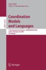 Coordination Models and Languages : 11th International Conference, COORDINATION 2009, Lisbon, Portugal, June 9-12, 2009, Proceedings - Book