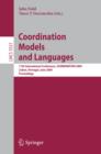 Coordination Models and Languages : 11th International Conference, COORDINATION 2009, Lisbon, Portugal, June 9-12, 2009, Proceedings - eBook