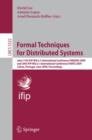 Formal Techniques for Distributed Systems : Joint 11th IFIP WG 6.1 International Conference FMOODS 2009 and 29th IFIP WG 6.1 International Conference FORTE 2009, Lisboa, Portugal, June 9-12, 2009, Pro - Book