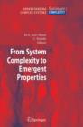 From System Complexity to Emergent Properties - Book