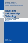 Rough Sets and Knowledge Technology : 4th International Conference, RSKT 2009, Gold Coast, Australia, July 14-16, 2009, Proceedings - Book