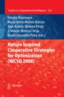 Nature Inspired Cooperative Strategies for Optimization (NICSO 2008) - eBook