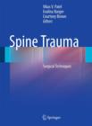 Spine Trauma : Surgical Techniques - Book