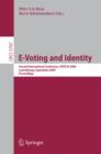 E-Voting and Identity : Second International Conference, VOTE-ID 2009, Luxembourg, September 7-8, 2009, Proceedings - eBook