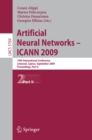 Artificial Neural Networks - ICANN 2009 : 19th International Conference, Limassol, Cyprus, September 14-17, 2009, Proceedings, Part II - eBook