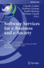 Software Services for e-Business and e-Society : 9th IFIP WG 6.1 Conference on e-Business, e-Services and e-Society, I3E 2009, Nancy, France, September 23-25, 2009, Proceedings - Book