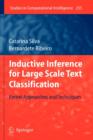 Inductive Inference for Large Scale Text Classification : Kernel Approaches and Techniques - Book