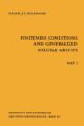 Finiteness Conditions and Generalized Soluble Groups : Part 1 - Book