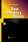 New Efficiency Theory : With Applications of Data Envelopment Analysis - Book