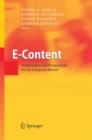 E-Content : Technologies and Perspectives for the European Market - Book