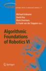 Algorithmic Foundations of Robotics VI - Book