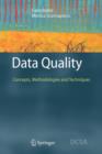 Data Quality : Concepts, Methodologies and Techniques - Book