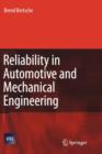 Reliability in Automotive and Mechanical Engineering : Determination of Component and System Reliability - Book