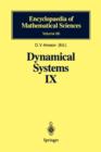 Dynamical Systems IX : Dynamical Systems with Hyperbolic Behaviour - Book