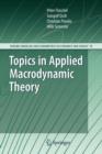 Topics in Applied Macrodynamic Theory - Book