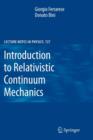 Introduction to Relativistic Continuum Mechanics - Book