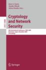 Cryptology and Network Security : 8th International Conference, CANS 2009, Kanazawa, Japan, December 12-14, 2009, Proceedings - Book