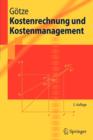 Kostenrechnung und Kostenmanagement - Book