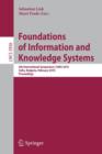 Foundations of Information and Knowledge Systems : 6th International Symposium, FoIKS 2010, Sofia, Bulgaria, February 15-19, 2010. Proceedings - Book