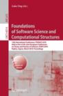 Foundations of Software Science and Computational Structures : 13th International Conference, FOSSACS 2010, Held as Part of the Joint European Conferences on Theory and Practice of Software, ETAPS 201 - Book