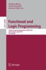 Functional and Logic Programming : 10th International Symposium, FLOPS 2010, Sendai, Japan, April 19-21, 2010, Proceedings - Book