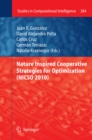 Nature Inspired Cooperative Strategies for Optimization (NICSO 2010) - eBook