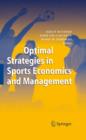 Optimal Strategies in Sports Economics and Management - eBook