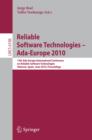 Reliable Software Technologies - Ada-Europe 2010 : 15th Ada-Europe International Conference on Reliabel Software Technologies, Valencia, Spain, June 14-18, 2010, Proceedings - eBook