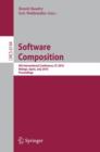 Software Composition : 9th International Conference, SC 2010, Malaga, Spain, July 1-2, 2010. Proceedings - Book