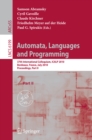 Automata, Languages and Programming : 37th International Colloquium, ICALP 2010, Bordeaux, France, July 6-10, 2010, Proceedings, Part II - eBook