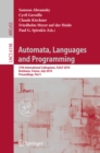 Automata, Languages and Programming : 37th International Colloquium, ICALP 2010, Bordeaux, France, July 6-10, 2010, Proceedings, Part I - eBook