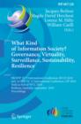What Kind of Information Society? Governance, Virtuality, Surveillance, Sustainability, Resilience : 9th IFIP TC 9 International Conference, HCC9 2010 and 1st IFIP TC 11 International Conference, CIP - eBook