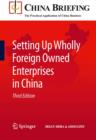 Setting Up Wholly Foreign Owned Enterprises in China - eBook