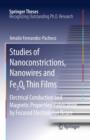 Studies of Nanoconstrictions, Nanowires and Fe3O4 Thin Films : Electrical Conduction and Magnetic Properties. Fabrication by Focused Electron/Ion Beam - Book