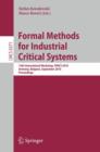 Formal Methods for Industrial Critical Systems : 15th International Workshop, FMICS 2010, Antwerp, Belgium, September 20-21, 2010. Proceedings - Book