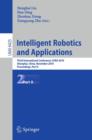 Intelligent Robotics and Applications : Third International Conference, ICIRA 2010, Shanghai, China, November 10-12, 2010. Proceedings, Part II - Book