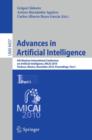 Advances in Artificial Intelligence : 9th Mexican International Conference on Artificial Intelligence, MICAI 2010, Pachuca, Mexico, November 8-13, 2010, Proceedings, Part I - Book