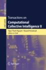 Transactions on Computational Collective Intelligence II - eBook