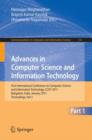 Advances in Computer Science and Information Technology : First International Conference on Computer Science and Information Technology, CCSIT 2011, Bangalore, India, January 2-4, 2011. Proceedings, P - Book