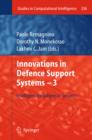 Innovations in Defence Support Systems -3 : Intelligent Paradigms in Security - eBook