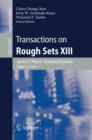Transactions on Rough Sets XIII - Book