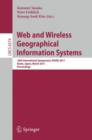 Web and Wireless Geographical Information Systems : 10th International Symposium, W2GIS 2011, Kyoto, Japan, March 3-4, 2011, Proceedings - Book
