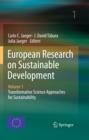 European Research on Sustainable Development : Volume 1: Transformative Science Approaches for Sustainability - eBook