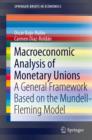Macroeconomic Analysis of Monetary Unions : A General Framework Based on the Mundell-Fleming Model - eBook