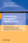 Interdisciplinary Approaches to Adaptive Learning: A Look at the Neighbours : First International Conference on Interdisciplinary Research on Technology, Education and Communication, ITEC 2010, Kortri - eBook