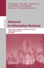 Advances in Information Retrieval : 33rd European Conference on IR Resarch, ECIR 2011, Dublin, Ireland, April 18-21, 2011, Proceedings - eBook